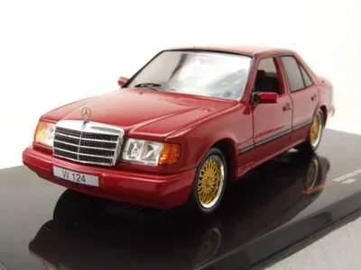 Produktbild von ixo models CLC544 Mercedes 300 E W124 1984 dunkelrot 1:43
