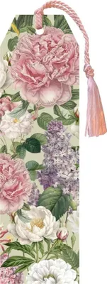 Produktbild von Lesezeichen mit dem Motiv Pfingstrosen und Rosen