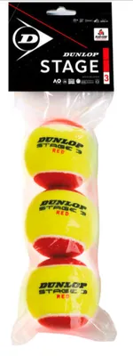 Produktbild von Dunlop Stage 3 Tennisbal (3-bag)
