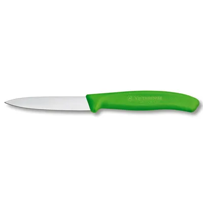 Produktbild von Victorinox 6.7606.L114 SwissClassic Gemüsemesser, mittelspitz, 8 cm, grün