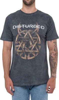 Obrázek produktu pro Disturbed - Tričko "Riveted" pro muže/dámy Uni RO4199 (M) (Anthracite)