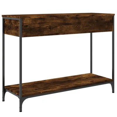 Obrázok produktu pre Konzolový stolík dymový dub 100x34,5x75 cm kompozitné drevo