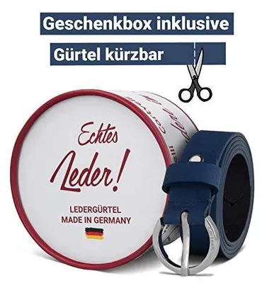 Zdjęcie produktu dla Pasek skórzany damski 2 5 cm wąski na prezent germany