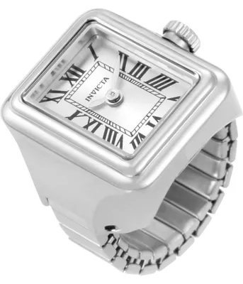 Produktbild von Invicta Mini Ring 49894 Damenuhr - Quarzwerk - Edelstahl mit silbernem Zifferblatt - 18 mm