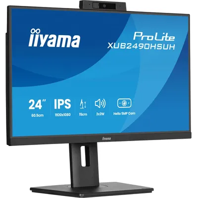 Obrázok produktu pre iiyama XUB2490HSUH-B2, 60,5 cm (23.8"), 1920 x 1080 px, Full HD, LED, 4 ms, Čierna
