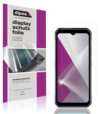 Image de 4x Film de protection d'écran pour PAX A6630 protecteur clair dipos