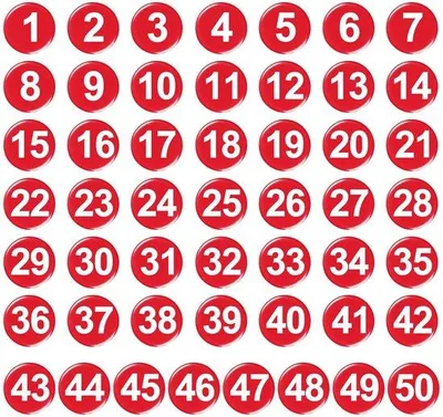 Immagine prodotto di Set di magneti da 50 pezzi, magneti rossi, per lavagna bianca, scuola, cucina