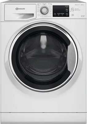 Produktbild von Bauknecht WATK SENSE 9614 C, Frontlader, Freistehend, Schwarz, Silber, Weiß, Links, Drehregler, 6 kg