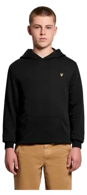 Productafbeelding van Lyle & Scott - Kinderhoodie, model met ronde hals, katoen, GT18386 (maat 152-158) (zwart)