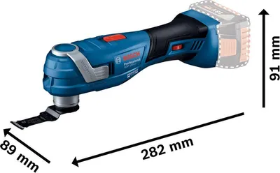 Image de Bosch Professional 06018G2020 Outil multifonctions, noir/bleu, 38 x 13 x 9 cm 2,8 kg