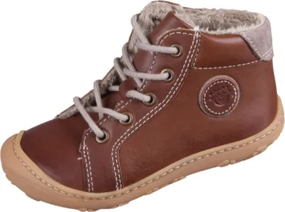 Produktbild von RICOSTA Boots GEORGIE von PEPINO für warme Füße Winterschuhe Schnürer Jungen Mädchen unisex cognac braun Größe 18
