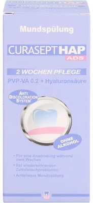 Image de CURASEPT HAP020 Bain de bouche PVP-VA 0,20 + hyaluron, solution de 200 ml