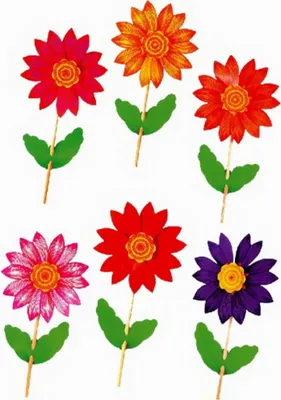 Produktbild von Windrad mit Blumenmotiv sortiert mit 48St.