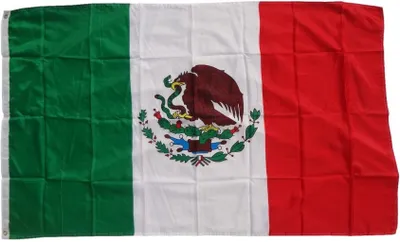 Immagine prodotto di Bandiera Messico 90 x 150 cm con 2 occhielli 100g/m² peso tessuto bandiera da issare per asta