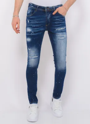 Produktbild von Stretch Denim With Paint Splash Slim - 34