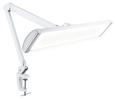 Obrázek produktu pro LED stolní lampa, index podání barev 95 (bílá, bez možnosti změny barevné teploty, s klipsnou)