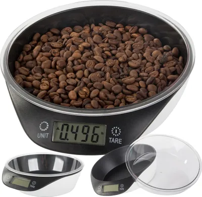 Produktbild von Küchenwaage mit Schüssel Digitalwaage Feinwaage Küchen Waage 5KG/1g