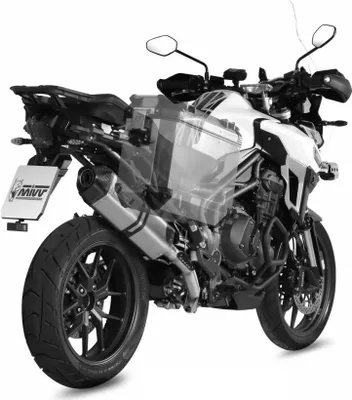 Zdjęcie produktu dla Tłumik Mivv SPORT SPEED EDGE SLIP-ON z nakładką ze stali nierdzewnej do TRIUMPH TIGER EXPLORER 1200 BJ