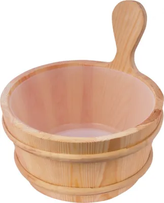 Produktbild von Sentiotec Holzeimer Basic 4 Liter Saunakübel Aufgusseimer Sauna Eimer