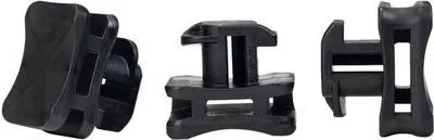 Produktbild von HellermannTyton ACFM8W6.2PT3-PA66/6HIRHS-BK Kabelbindersockel Profilschiene 151-03249 hitzestabilisiert, schlagzäh Schw
