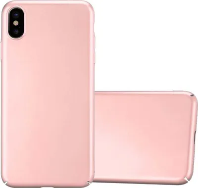 Produktbild von Cadorabo Hülle für Apple iPhone XS MAX Schutzhülle in Rosa Hard Case Handy Hülle Etui