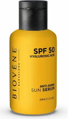 Produktbild von Sonnenschutzcreme für das Gesicht Biovène HYALURONIC ANTI-AGING Spf 50 30 ml Serum Anti-Aging