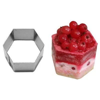 Image de SEMIFREDDO Coupe-gâteau hexagonal
