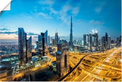 Produktbild von ARTland Poster Dubai Größe: 60x40 cm