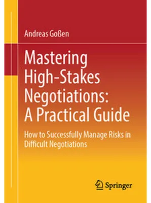 Obrázek produktu pro Mastering High-Stakes Negotiations: A Practical Guide
