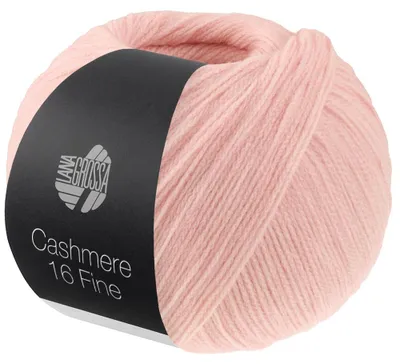 Produktbild von Lana Grossa CASHMERE 16 FINE Wolle 50 g 320 m Merino Kaschmir Strickgarn Farbe 071 - Rosé