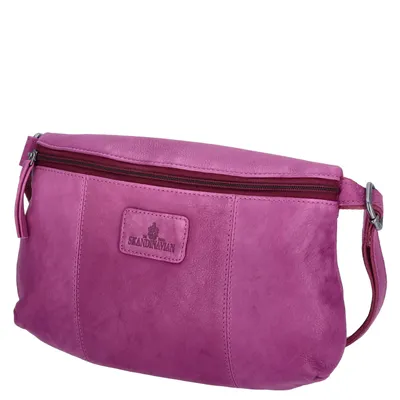 Produktbild von The Skandinavian Brand Leder Crossbody Bag Purple : lila-50 Farbsortierung: lila-50