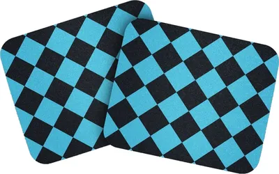 Produktbild von MOTO Grip Checker Griptape, black/blue