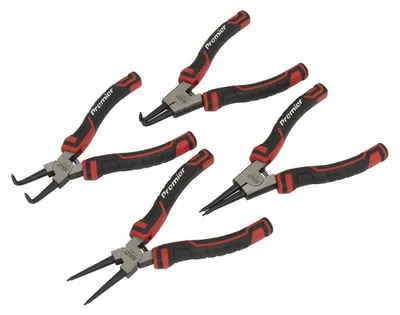 Produktbild von Sealey AK8457 Sicherungsringzangen-Set, 180 mm, 4 Stück