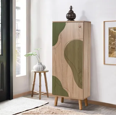 Produktbild von Skye Decor, Vegas - S 925, Schuhschrank, Sonomo, 100 % MELAMINBESCHICHTETE SPANPLATTEN, 50 x 38 x 135 cm
