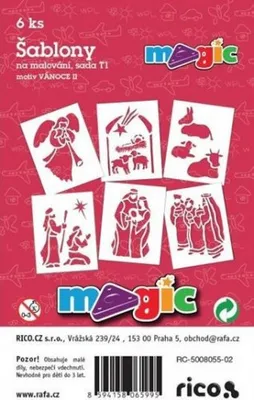 Image de Pochoirs en papier MAGIQUE pour peindre NOËL I