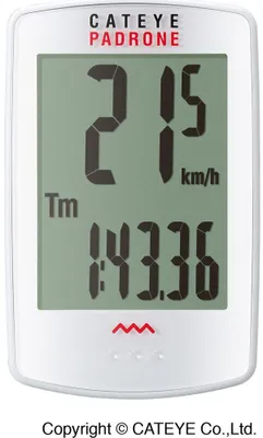 Image de CatEye PADRONE CC-PA100W compteur de vélo blanc