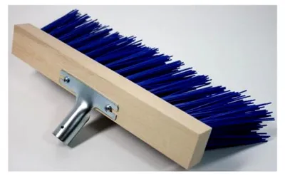 Produktbild von Schneeräumbesen, blau, 40 cm breit, ohne Kratzleiste, ohne Stiel