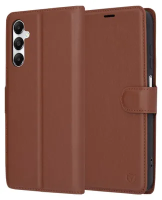 Obrázek produktu pro Techsuit Leather Folio Book Wallet Flip Cover pro Samsung Galaxy A05s - Brown