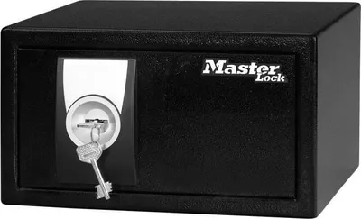 Image de Coffre-fort à Clé Master Lock X031ML, Noir, Idéal Objets de Valeur Petite Taille