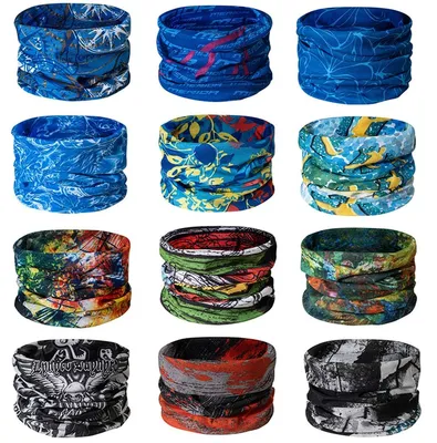 Immagine prodotto di Foulard multifunzione, bandana, fascia per capelli - Elastico - Protezione UV - Ideale per sport e attività all'aperto