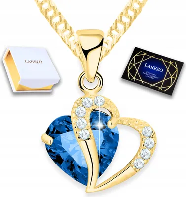Immagine prodotto di Collana in oro con due cuori, amore a doppio cuore, argento 925