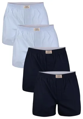Produktbild von Fabio Farini - 4 Stück Herren Unterhosen - Männer Boxershorts bequeme, weite Passform aus Baumwolle