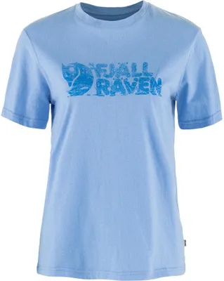 Produktbild von FJÄLLRÄVEN Fjällräven Lush Logo T-shirt Damen blau 42