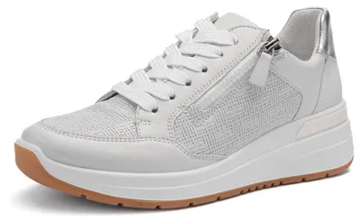 Produktbild von ara Leder Sneaker mit Wechselfußbett, Reißverschluss, rutschhemmender Keilsohle & gepolstertem Schaftrand