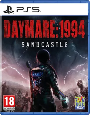 The cover art for the video game Daymare: 1994 Sandcastle for PlayStation 5.