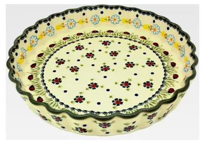 Produktbild von Tarte- oder Quicheform 26,5 cm (Marienkäfer-Dekor)