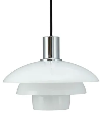 Produktbild von Pendelleuchte LED, Hängelampe, Deckenlampe Pendel, Pendellampe Esstisch, Pendelleuchte für Wohnzimmer, Skandinavische Design, Morph Opalglas D28