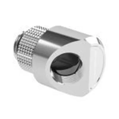 Produktbild von Barrow Adapter 45 Grad G1/4 Zoll AG auf G1/4 Zoll IG - drehbar, silber