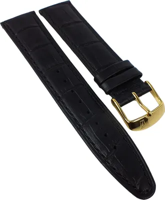 Produktbild von Festina Uhrenarmband 21mm schwarz Leder Krokooptik F20279