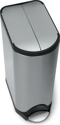 Produktbild von simplehuman 30 Liter schmetterling Treteimer, fingerabdrucksicherer gebürsteter Edelstahl - 8,2x8,2x31,2 cm; CW1824